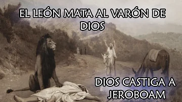 ¿A quién se comió un león en la Biblia?