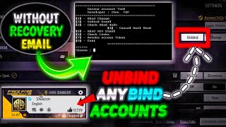 I Unbind a Free Fire Account | Without Recovery Email😎Using Access Token😨 (Don't Try This)⚠️