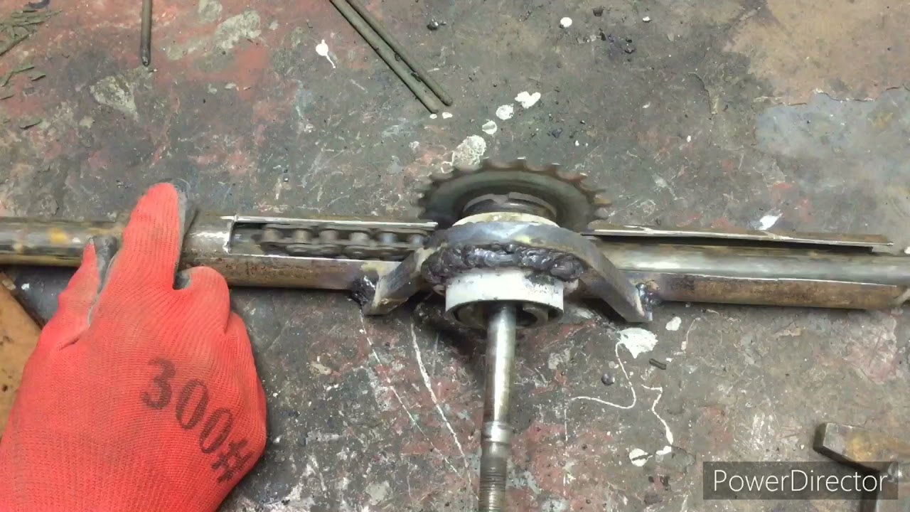 Самодельная рулевая рейка на мини багги. Часть 1 - YouTube