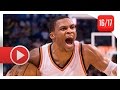 Russell Westbrook Full TD Highlights vs Suns (2016.10.28) - 51 Pts, 13 Reb, 10 Ast, NOT HUMAN!