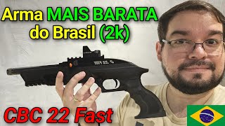 Is the CHEAPEST Pistol in Brazil Worth It New CBC 22 Fast (.22 LR) - Review and Opinion