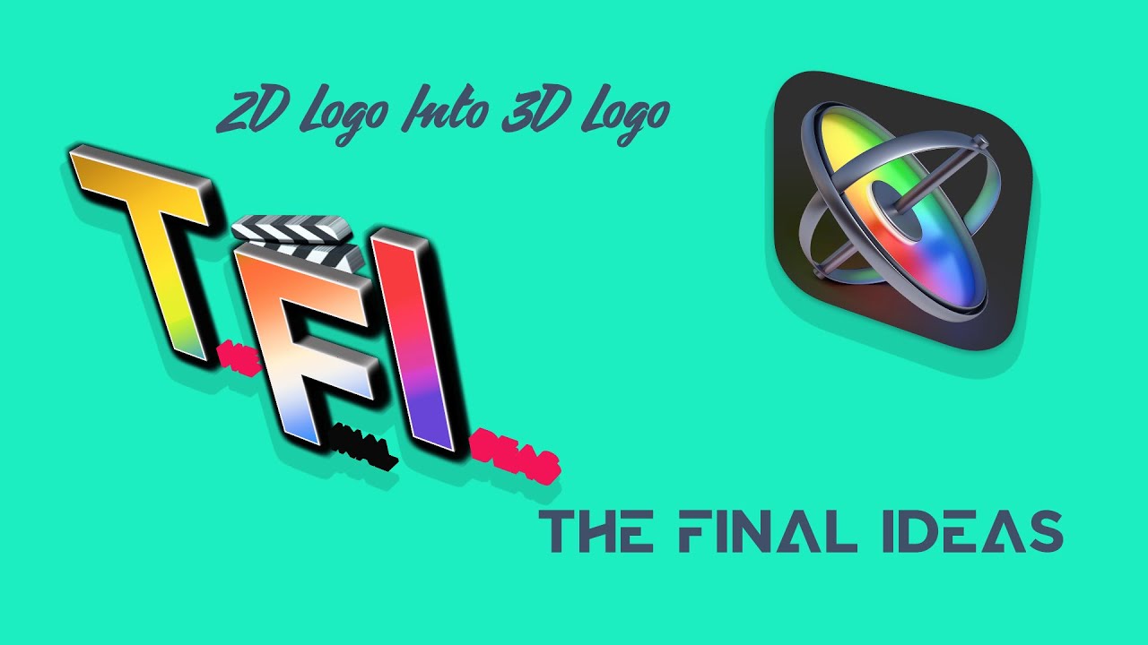 2D Logo Into 3D In Apple Motion | The Final Ideas