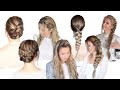😍 8  EASY DIY Elegant Hairstyles that everyone can create 😍 Hairstyle Transformations