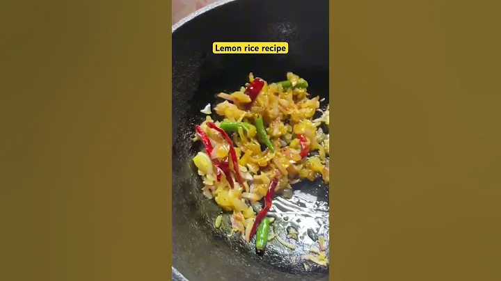 “Quick Lemon Rice Recipe 🍋 | Easy & Tasty South Indian Style | TheBengalishan Shorts” #lemonrice