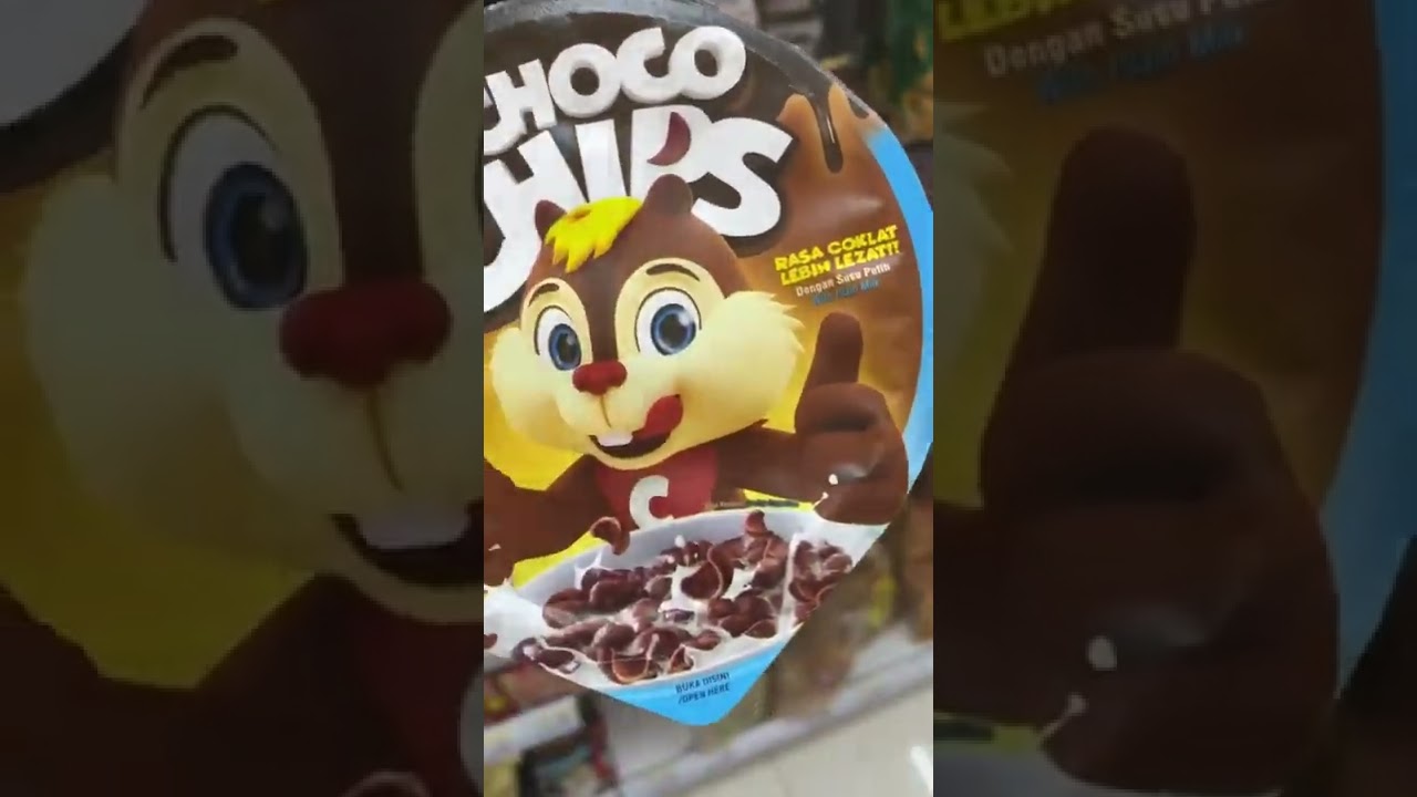 Sereal Chico chips simba sudah ada susu putih nya, mantab….