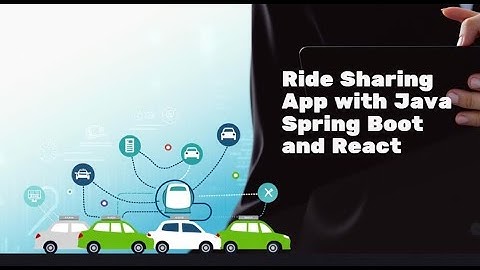 Ride-Sharing Application | Java + Spring Boot + React jS + MySQL || Java Project