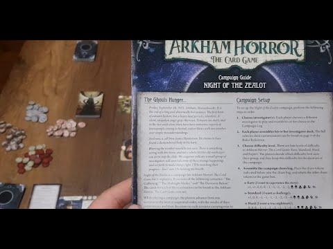 სამაგიდო თამაში - Arkham Horror - ფანატიკოსის ღამე; თავი I - შეკრება.