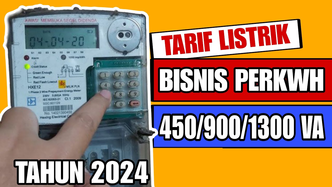 tarif-perkwh-listrik-bisnis-daya-450-900-dan-1300-va-youtube