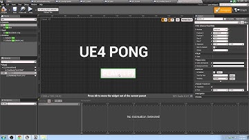 How to Make Pong In UE4 | Part 12 | UMG Menu Setup