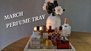 MARCH PERFUME TRAY | Rapid Reviews on Popular Fragrances