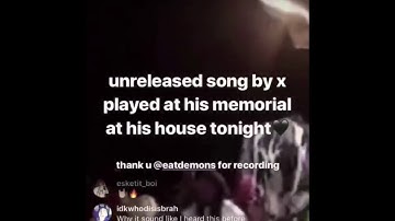 Unreleased XXXTENTACION (Song) 2018