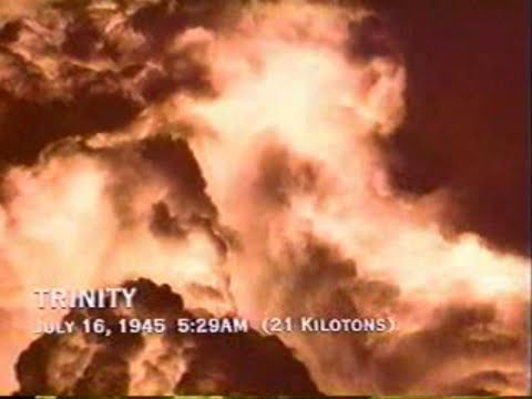 Взрыв ядерного заряда TRINITY 16 июля 1945 года