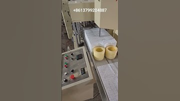 color gluing #lamination #embossing 1/4 fold #napkin #paper #machine Romania