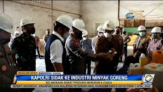 Polda Jatim Bongkar Pabrik Bermuatan Minyak Goreng Ilegal di Surabaya - BIP 21/05