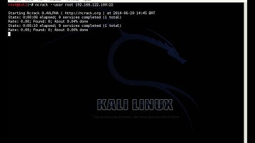 Brute Force SSH com Ncrack