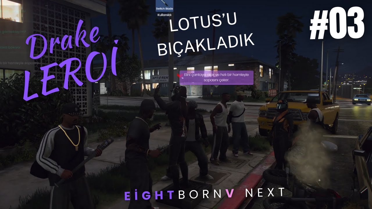 EightbornV Next | Drake LeRoi | Ekip geri barışıyor? Lotus'u bıçakladık Kenji'den dostluk adımları