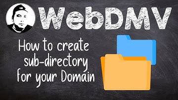 How to create a sub-directory for your domain