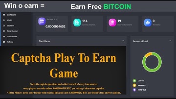 How to earn free BITCOIN. Solve the captcha and collect reward 539 BTC