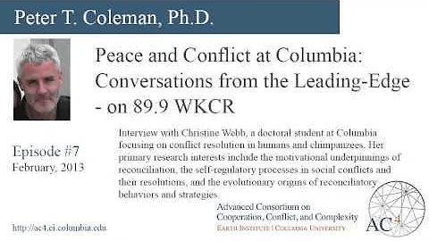 Peter T. Coleman Interviews Christine Webb on 89.9...