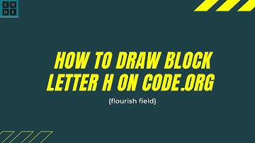 Artist Lab Tutorials: How to draw block letter H with patterns on code.org