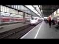 Train Arrives In Stuttgart Germany 