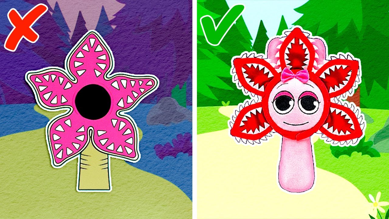 I Thought It Was Demogorgon… But It Was Pinky LOL! 😳🔥 | Upside Down Sprunki Chaos