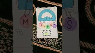 beautiful front page maths title idea 💡#shorts#youtube shorts#viral#viral shorts#trending#shortsfeed