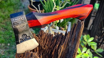 Make a beautiful octagonal axe handle from rosewood - Woodworking & Craftsmanship