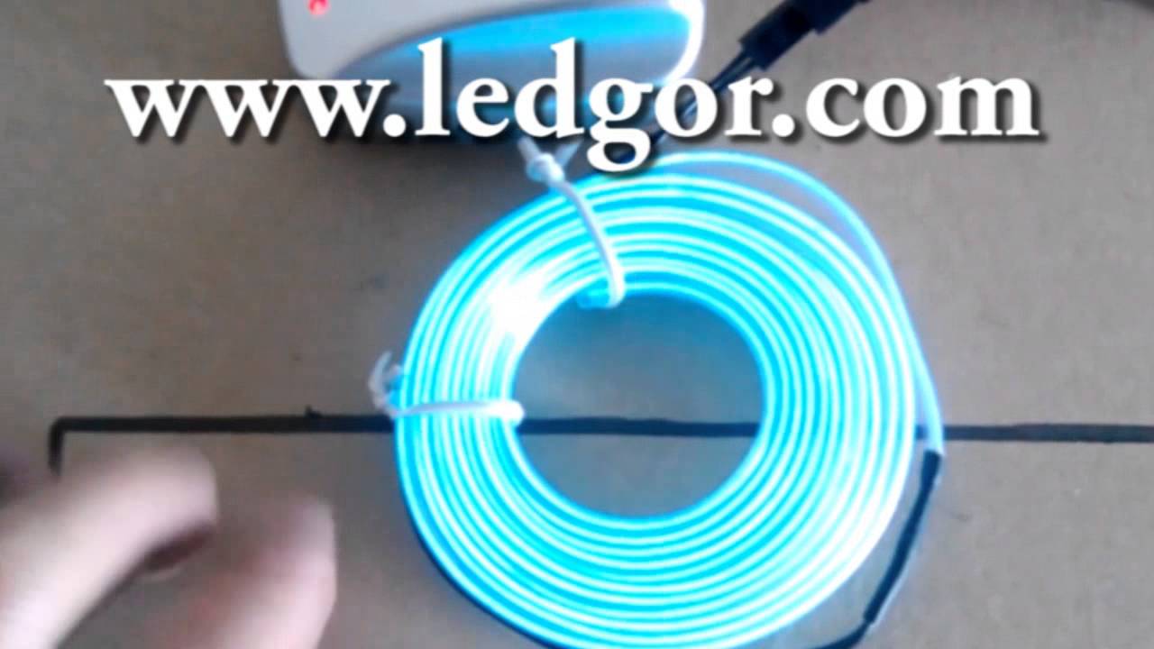 equivalent Audio Mustic control EL Neon Wire kit YouTube