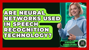 Are Neural Networks Used in Speech Recognition Technology? | AI and Machine Learning Explained News