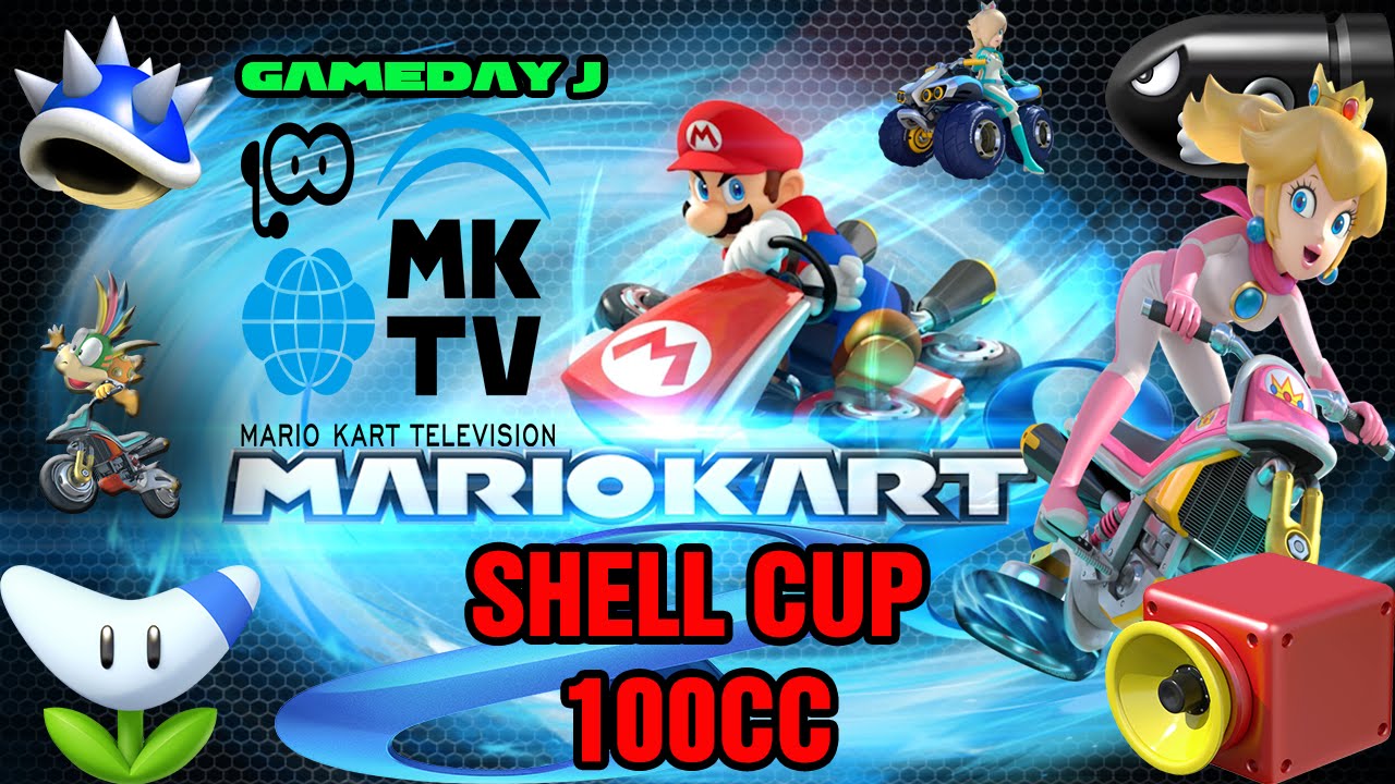 Wii U - Mario Kart 8 - Shell Cup 100cc [Gameday J]