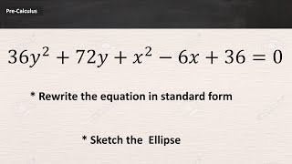 Graphing an Ellipse