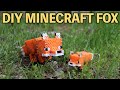 DIY Minecraft Fox Perler Bead Figure