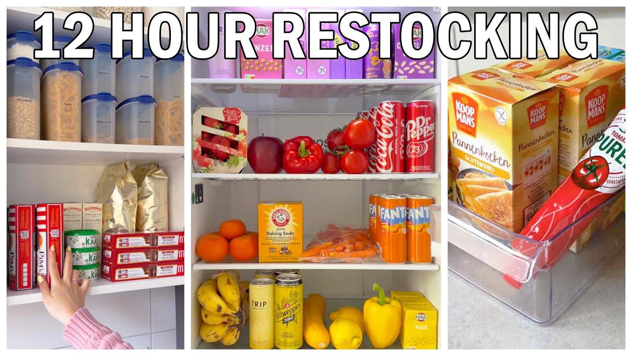 12 Hours of Restocking ASMR ✨ Oddly Satisfying Organizing, Cleaning, Restocking Live Stream to Sleep