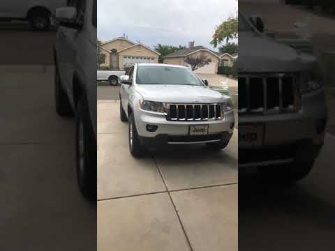 2012 Jeep Grand Cherokee Rough Country leveling kit. - YouTube