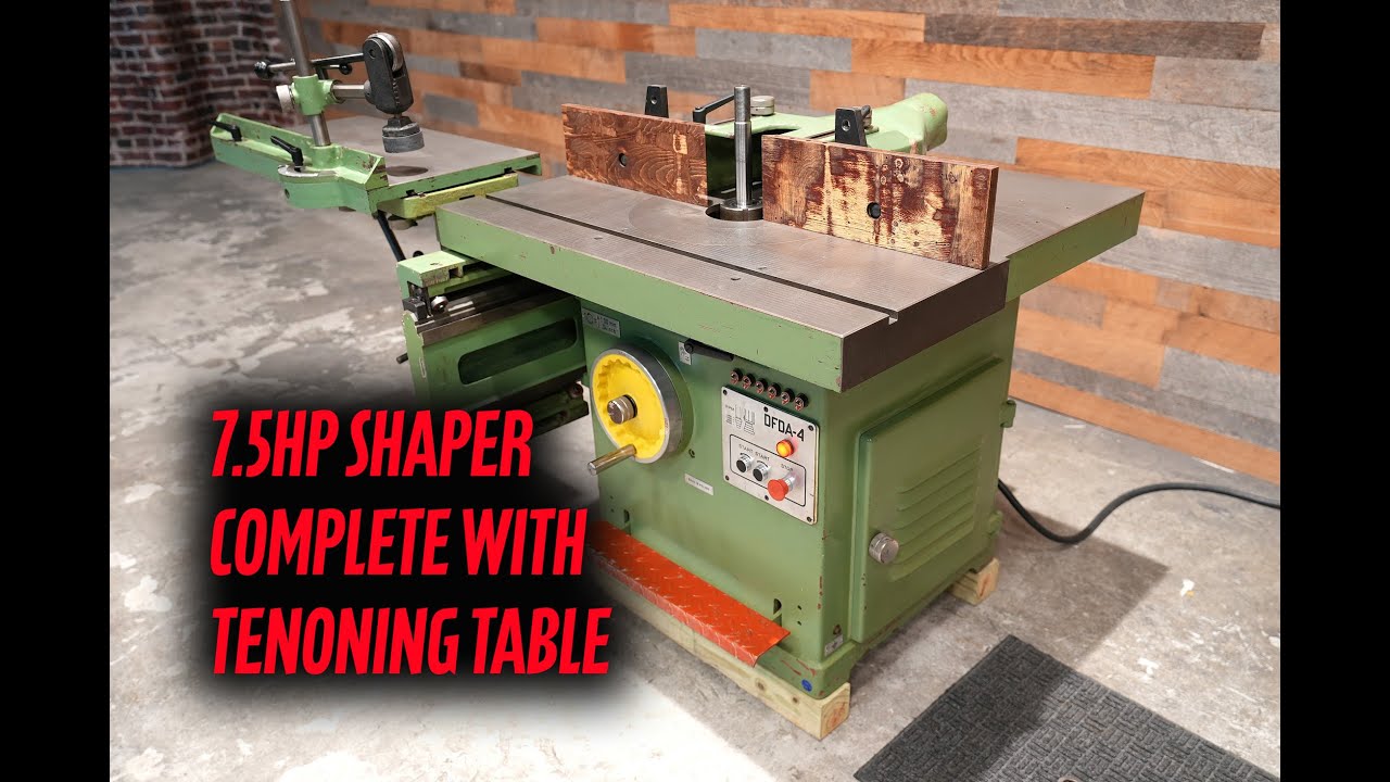 Строгальный станок GOMAD DFDA-4 с шиповым столом