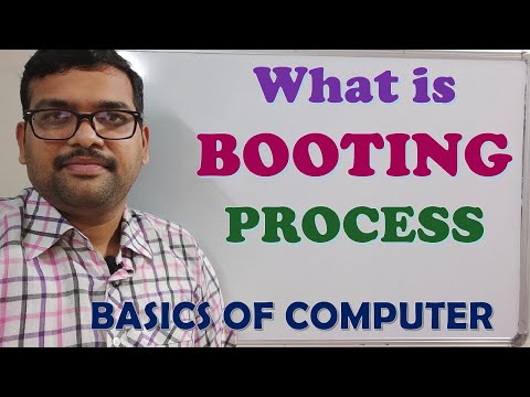 What is booting the computer?