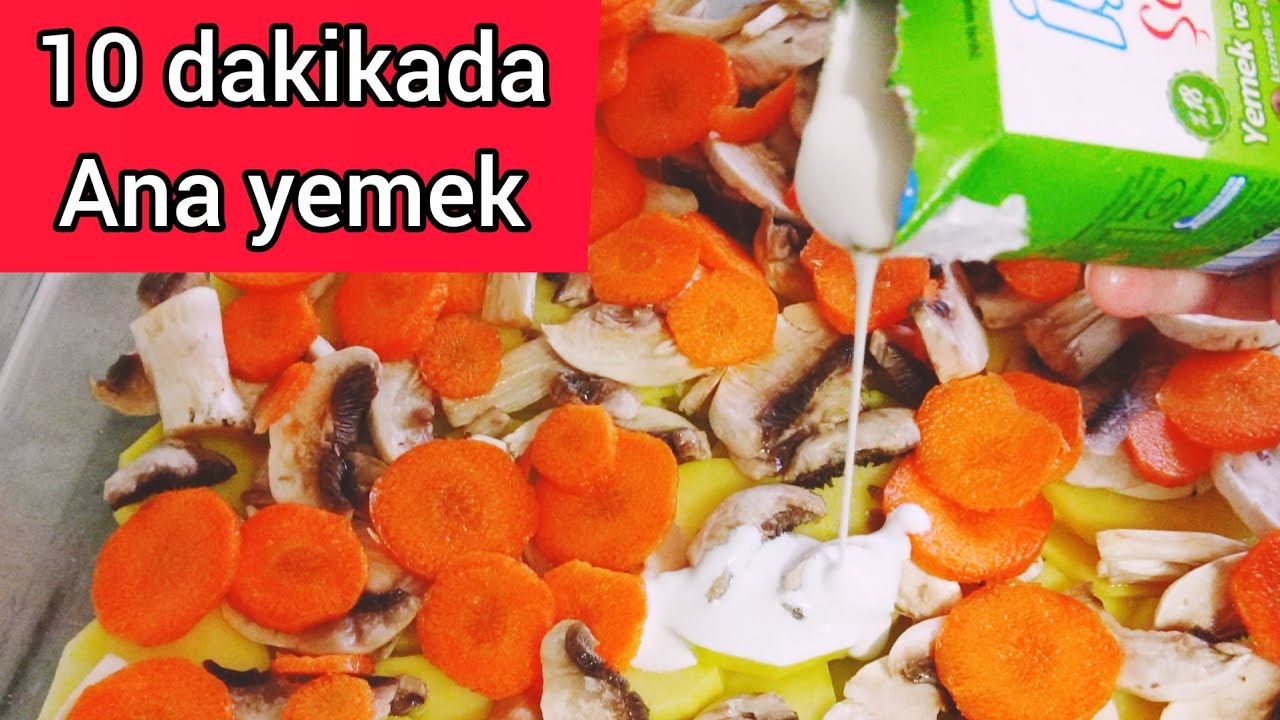 AKŞAMA YAPILACAK ENN KOLAY ANA YEMEK ????10 DAKİKANIZI AYIRIP BU TARİFİ MUTLAKA DENEYİN