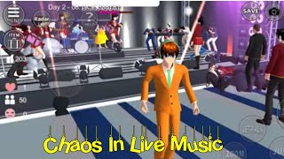 Chaos At Live Music Club - Sakura School Simulator 1,000   Views