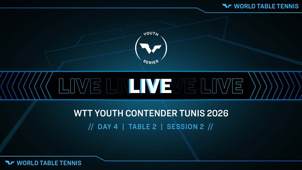 LIVE! | T2 | Day 4 | WTT Youth Contender Tunis 2026 | Session 2