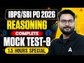 SBI PO &amp; IBPS PO 2026 Reasoning | Reasoning Complete Mock Test - 8 | By Saurav Sir