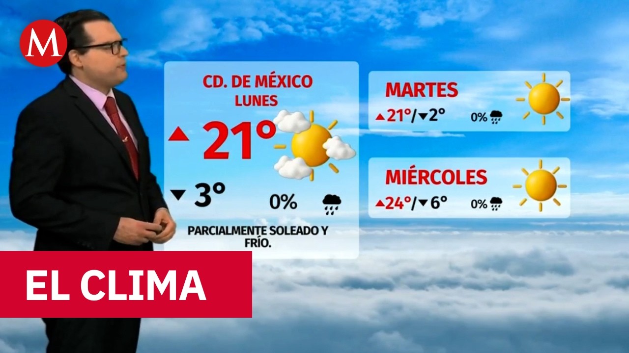 Clima de hoy lunes 23 de febrero de 2026 | Pronóstico con Nelson Valdez