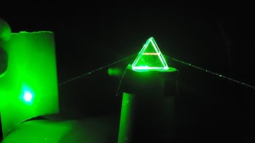 Refraction & Reflection through a Glass Prism #physicspractical #physicsexperiments #rayoptics