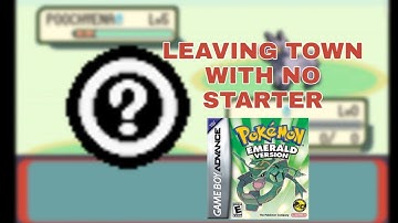 Pokéxperiment #1 : What would happen if you leave town without a starter in Pokémon Emerald