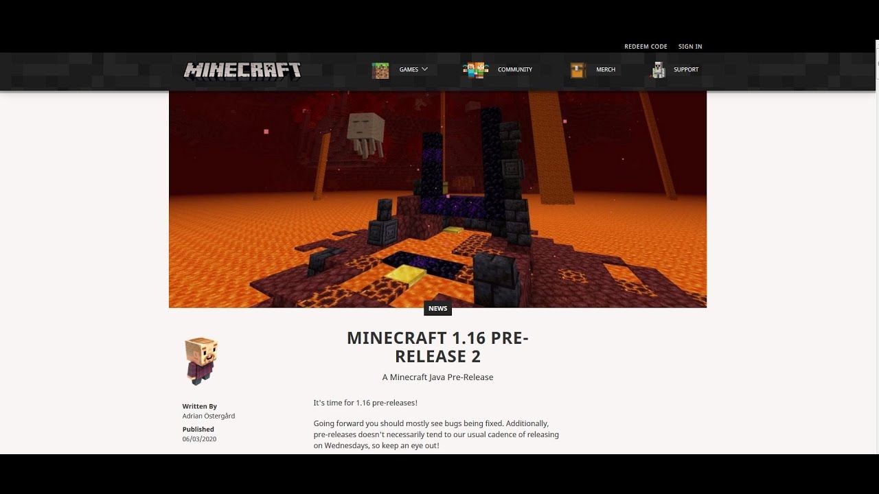 MINECRAFT PRE-RELEASE 2 - YouTube