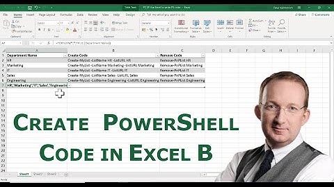 070 Use Excel String for PowerShell Array & ForEach Loop  - PowerShell with SharePoint from Scratch
