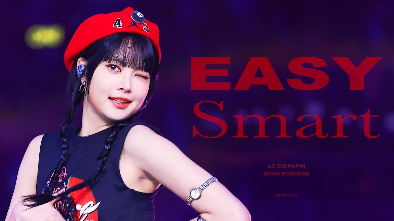 [4K] 240721 SBS가요대전Summer 르세라핌 홍은채 직캠 ‘EASY&SMART’ (LE SSERAFIM HONG EUNCHAE Fancam)