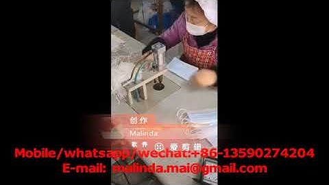 Manual Face Mask Earloop & Tie Welding Machine