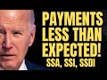 Social Security Beneficiaries Say Payments LESS Than Expected | SSA, SSI, SSDI Payments