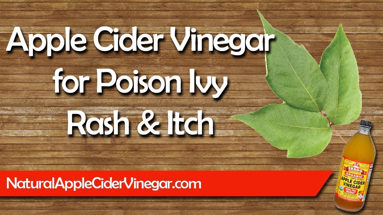 Apple Cider Vinegar For Poison Ivy Natural Itch Relief And Rash